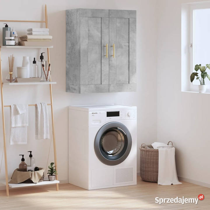 Szafka wisząca szarość betonu 695x34x90 WM830368 Warszawa