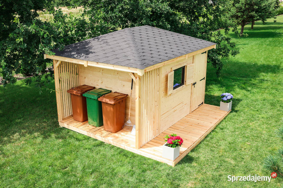 Domek narzędziowy 3x3 Drewutnia Altana Delicato łódzkie