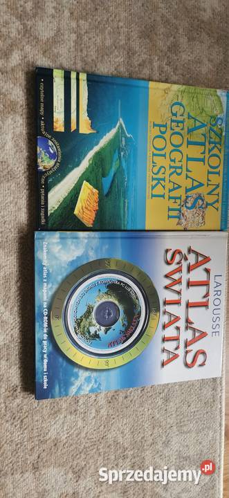 Atlas świata Larousse Szkolny Atlas geograficzny podkarpackie