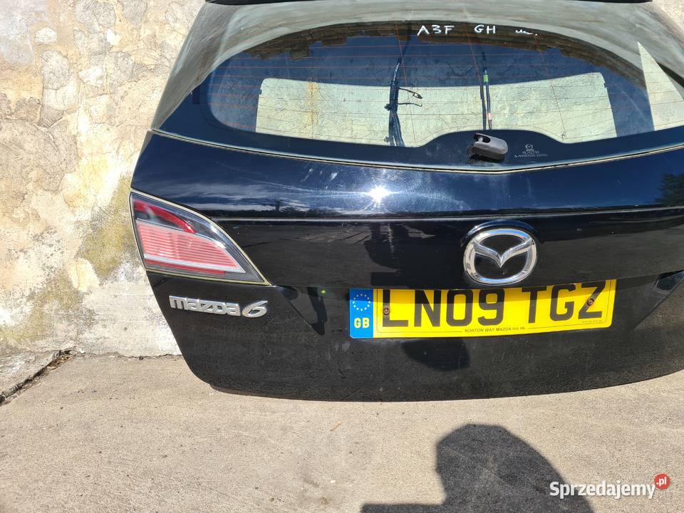 Mazda 6 GH klapa pokrywa bagażnika kombi szyba