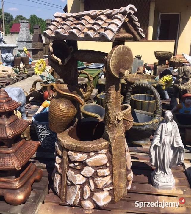 STUDNIA BETONOWA fontanna KASKADA imitacja