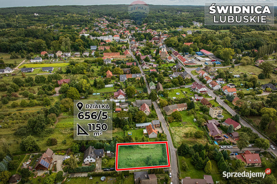 Działka budowlana 1150 m Zielonej Góry utwardzona Świdnica sprzedam