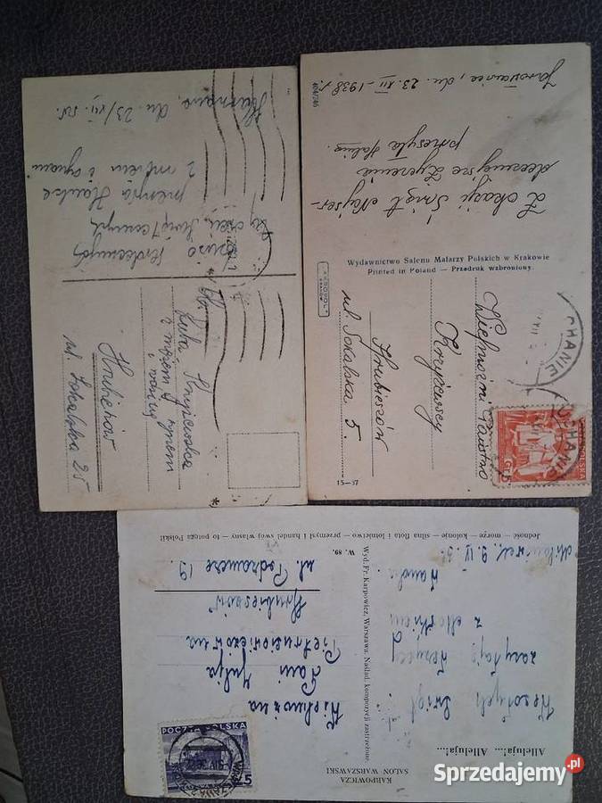 Stare kartki świąteczne Pocztówki i karty telefoniczne Hrubieszów sprzedam