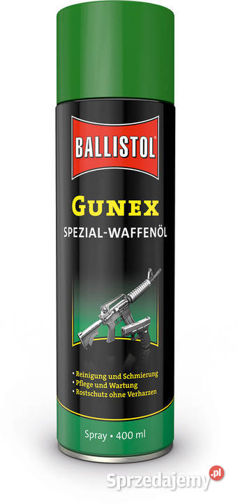 GUNEX Olej do broni spray 400 ml Warszawa