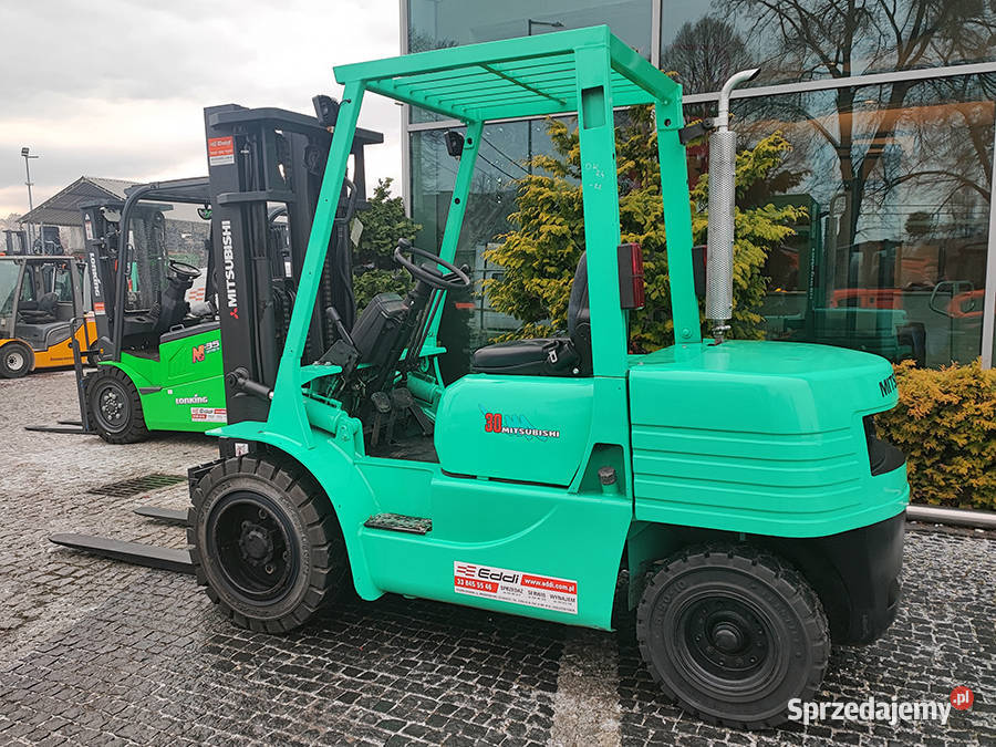 Wózek widłowy Mitsubishi DP30 3 tony triplex 43 małopolskie Kęty