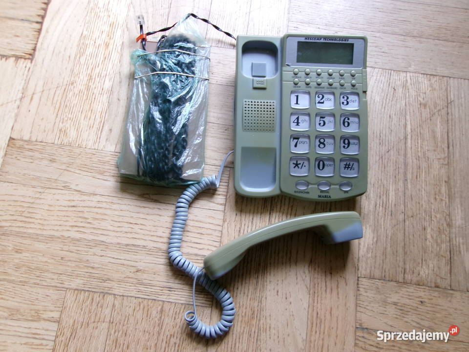Telefon stacjonarny przewodowy Maria MT512 z PRL Pozostałe