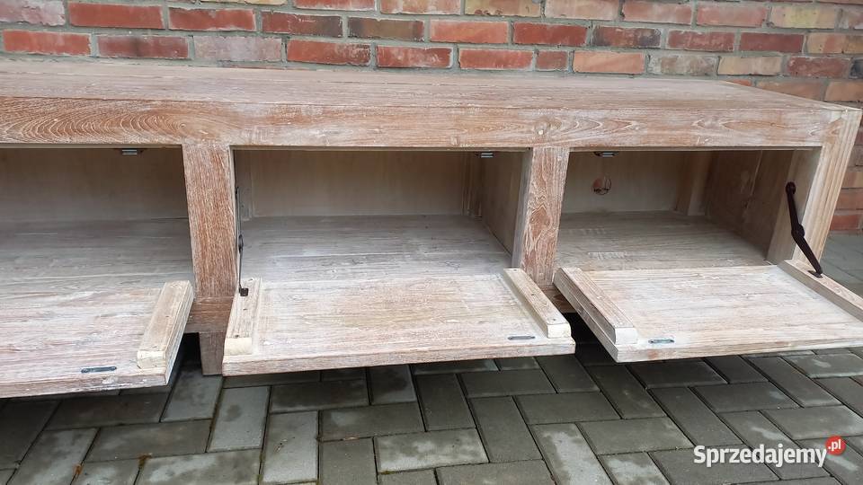 Szafka RTV Komoda drewniana kolonialna Szafka Gawroniec