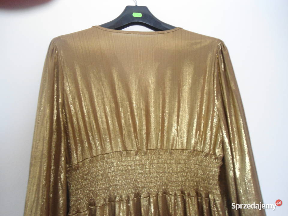 Sukienka złota xl długa zachodniopomorskie