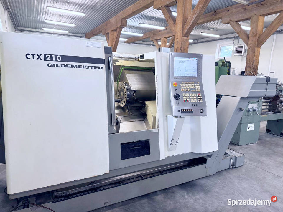 Tokarka CNC GILDEMEISTER CTX 210 V3 napędzane Zabór