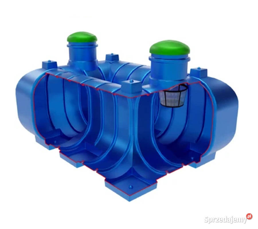 ZBIORNIK NA WODĘ DESZCZOWĄ 5000L FLAT