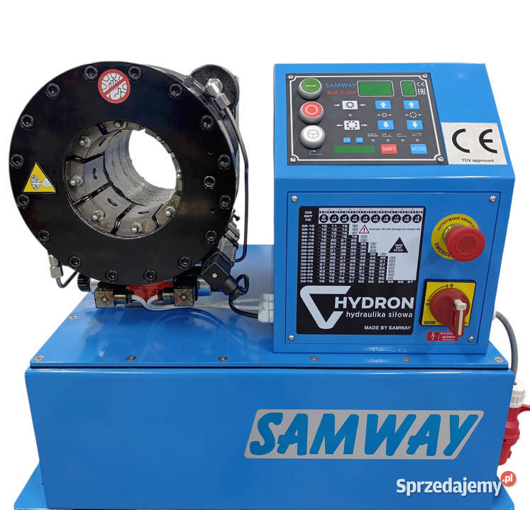 Zakuwarka do węży P20D DN32 4SP cyfrowa SAMWAY Produkcja Złotów