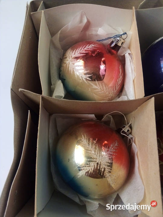 stare bombki vintage PRL śląskie Częstochowa