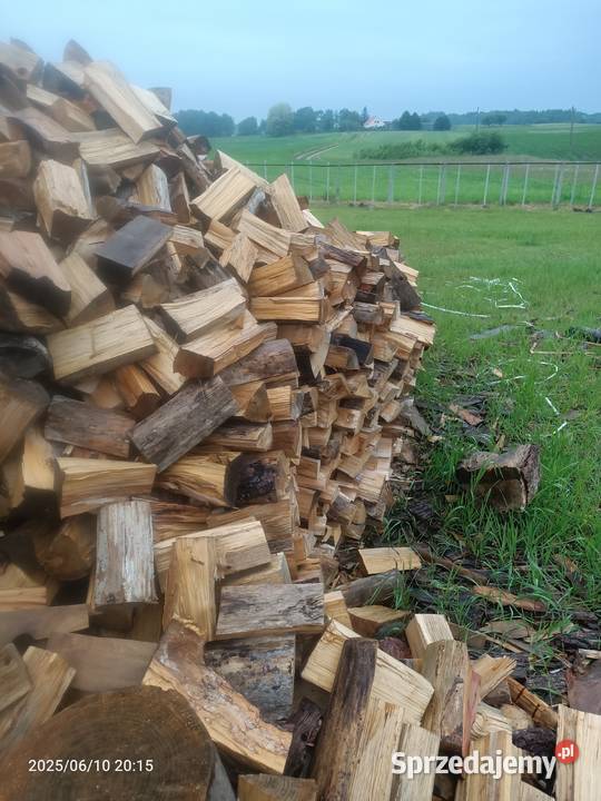 Buk i dąb drewno opałowe sezonowane 3 lata Opał Bobolice