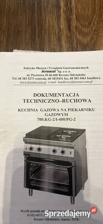 Kuchnia gazowa KROMET Lipnik