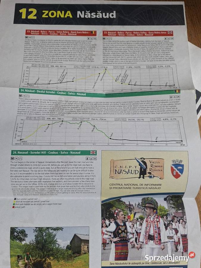 Rumunia Cycling trails in Maramures Rodnei przewodnik Kraków