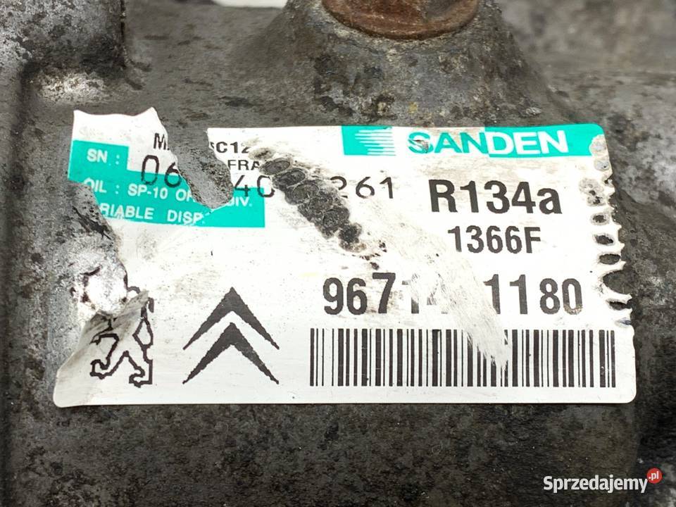 SPRĘŻARKA KLIMATYZACJI CITROEN C5 III 9671451180 podkarpackie sprzedam