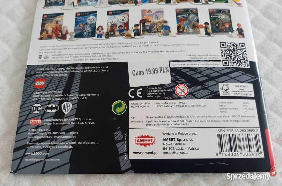 Lego Batman Porządek w Gotham City Ameet 2022 ISBN 9788325335632