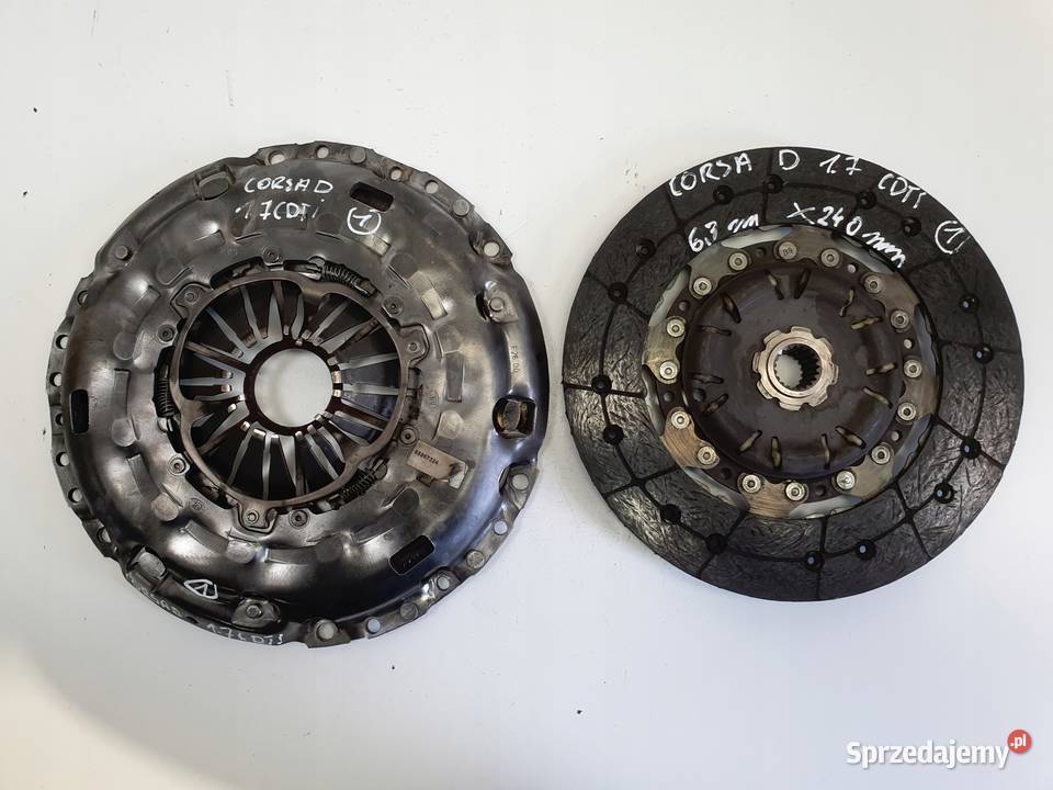 Opel Corsa D 17 CDTI DOCISK TARCZA sprzęgło lubelskie