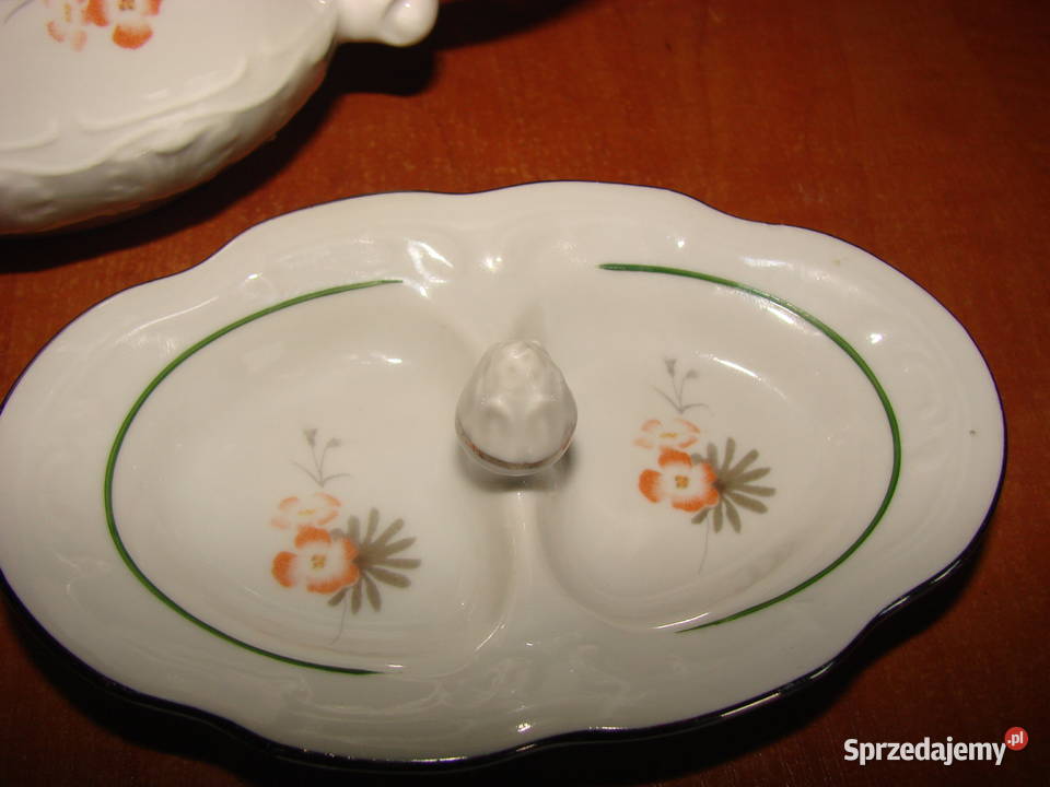 Włocławek porcelanowy mlecznik solniczka PRL Pruszcz Gdański