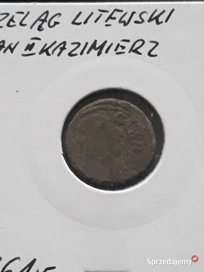 Szeląg Jan II Kazimierz 1661 r Numizmatyka Konin