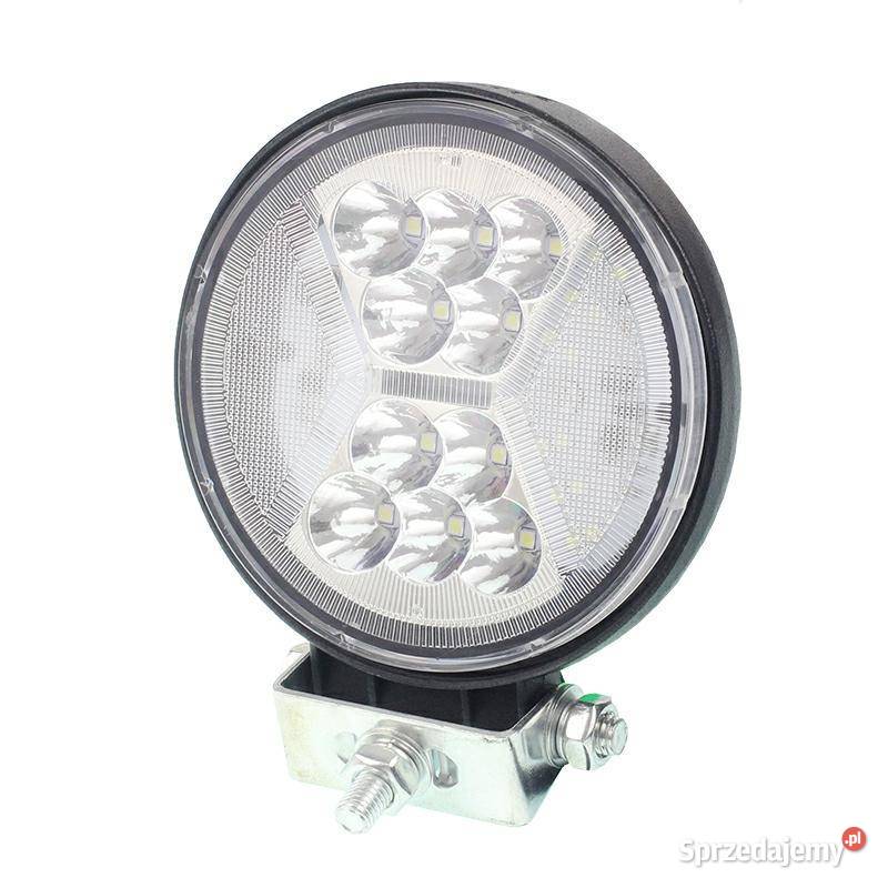 LAMPA ROBOCZA HALOGEN LED 24 LED OKRĄGŁA 1030V
