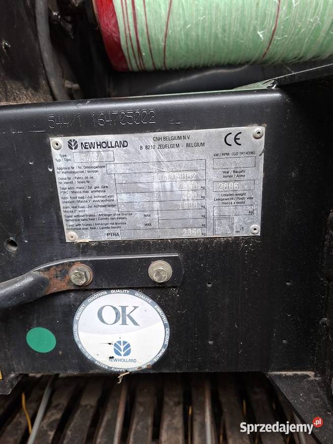 Prasa belująca łańcuchowa Holland BR550 wiązanie nieuszkodzony Stare Kozłowo sprzedam