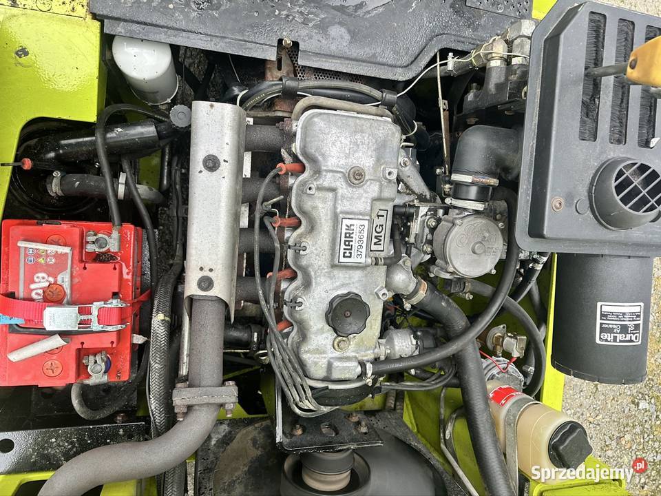 Wózek widłowy Clark 15t 33m automat lpg przesuw regulowane widły łódzkie