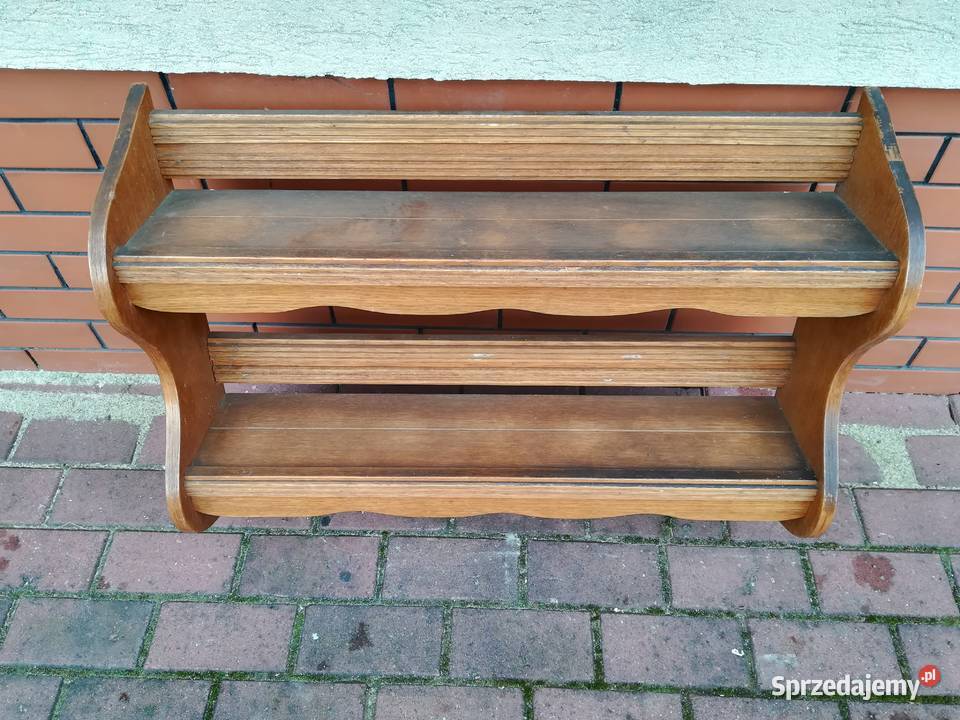 Półka wisząca dębowa stylowa regał półki Warszawa