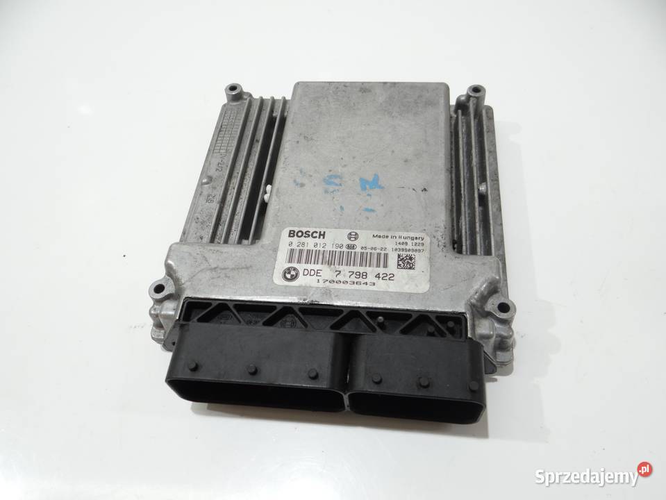 KOMPUTER STEROWNIK SILNIKA BMW E60 E61 306D2 lubelskie Strzyżewice sprzedam