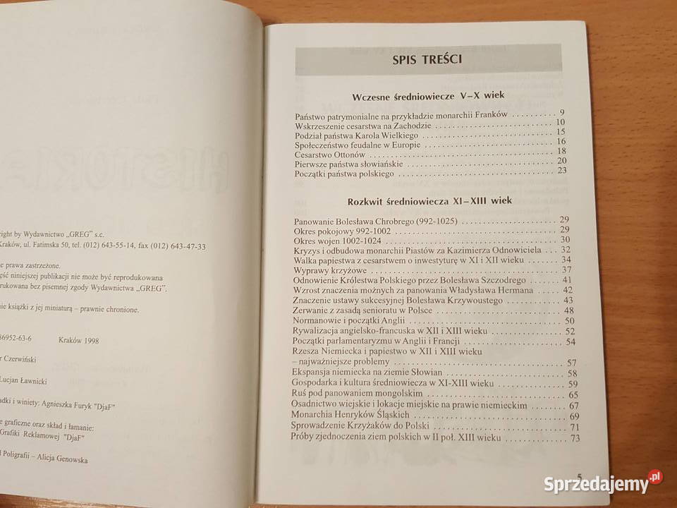 Historia Średniowiecze ściąga odpowiadać z kompendium, repetytorium, opracowanie wielkopolskie Złotniki sprzedam