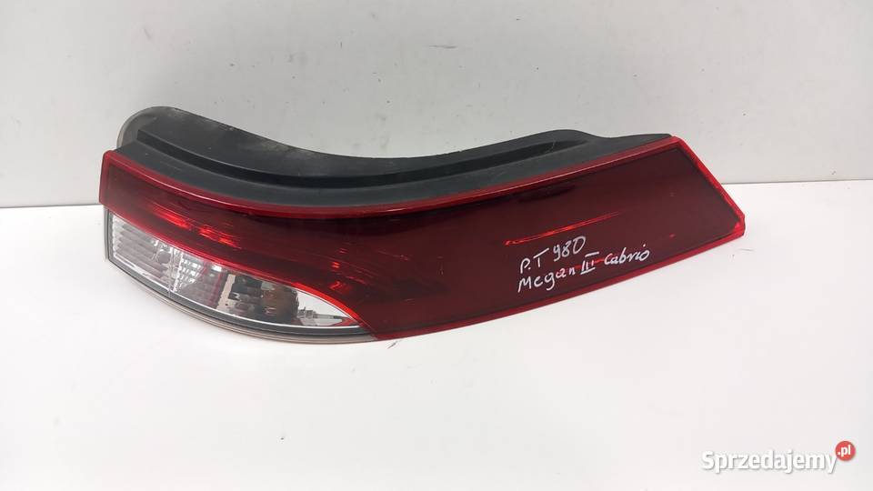 RENAULT MEGANE III CABRIO LAMPA TYŁ PRAWA Zbierkowo