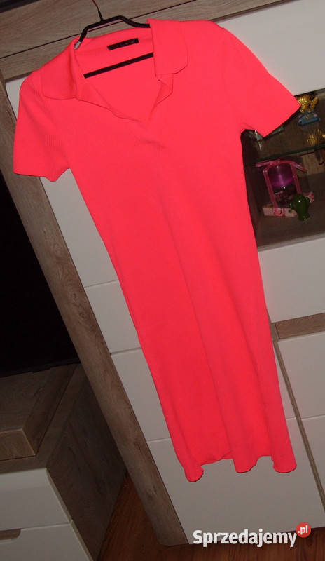 Moda Katalinski Neon róż Sukienka z Bez wzoru Rawicz sprzedam
