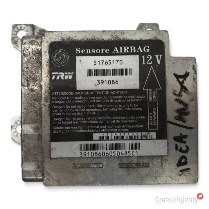 MODUŁ SENSOR PODUSZEK POWIETRZNYCH AIRBAG Fiat Chełm