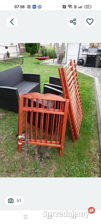 Łóżeczko dziecka sosnowe Rzeszów