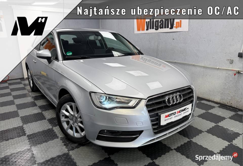 Audi A3 LED xenon alufelgi 3D ekran 16TDI 5L100 Poznań
