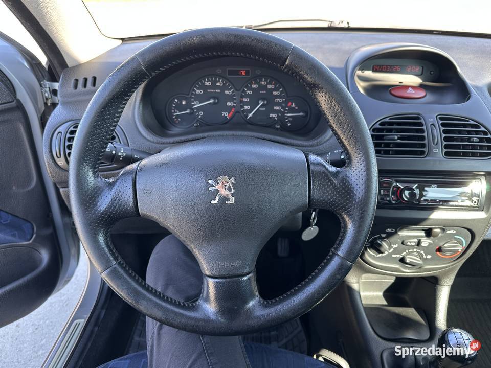 Peugeot 206 14 75 2002r Klimatyzacja Nowy benzyna