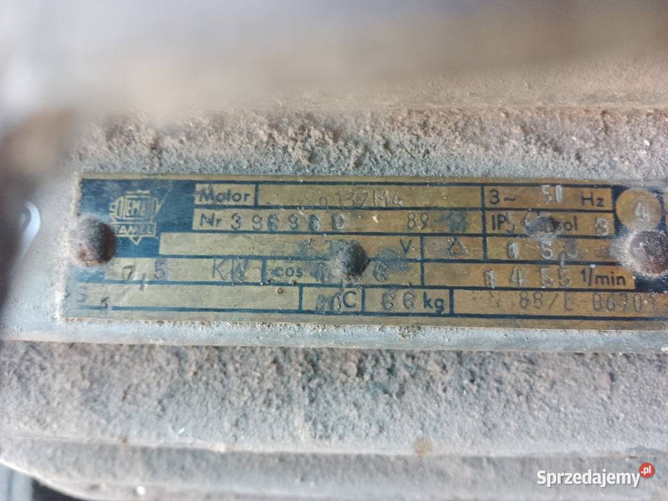 Silnik elektryczny 75 Kv 1450 obrmin Tyczyn sprzedam