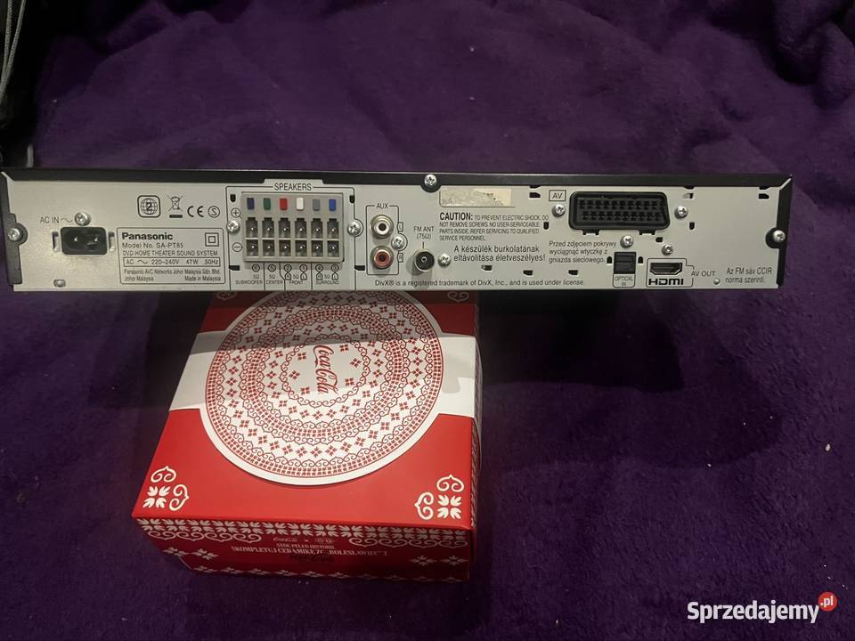 Zestaw glośników do kina domowego Panasonic Dzierżoniów sprzedam