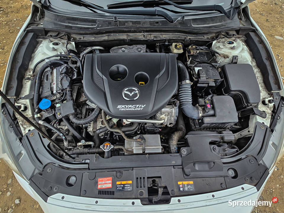 Mazda 3 15 D SKYACTIV Biała Perła Niemcy Idealny uszkodzony Ciechanów