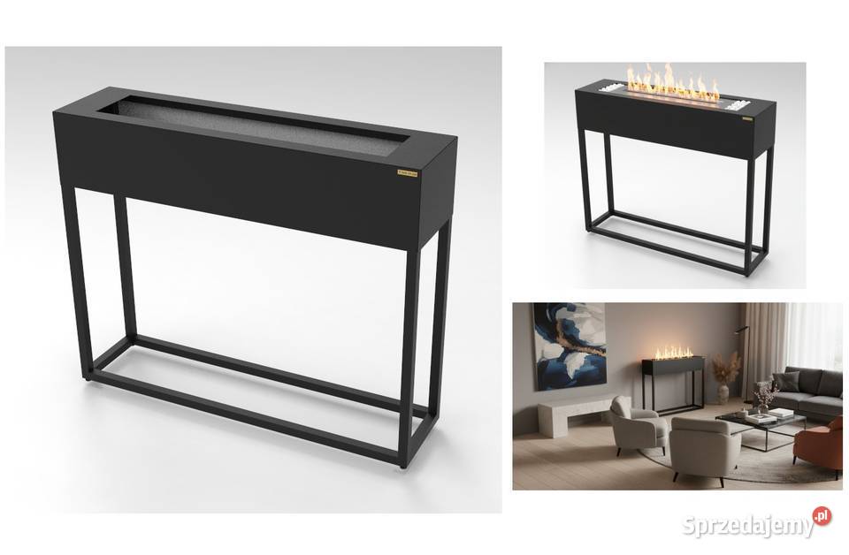 Stelaż biokominek pod palnik wkład palenisko Dekoracje i ozdoby sprzedam