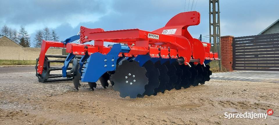 Brona talerzowa ścierniskowa ciężka Agroklon nieuszkodzony mazowieckie Siedlce sprzedam