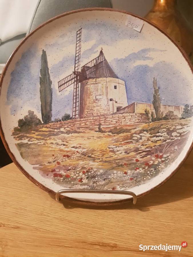 Talerz dekoracyjny wiatrak Wola Podłężna