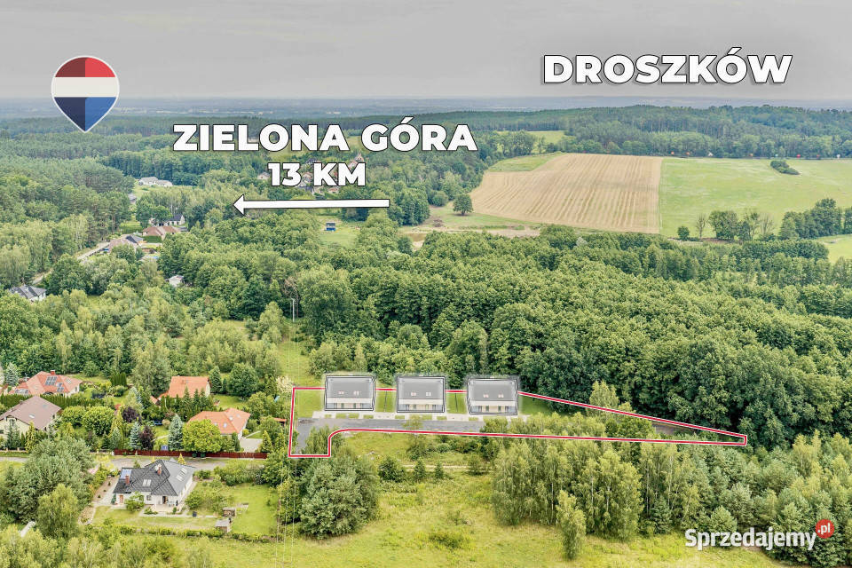 Na sprzedaż segmenty 109 m w sąsiedztwie lasu 178m2 Droszków