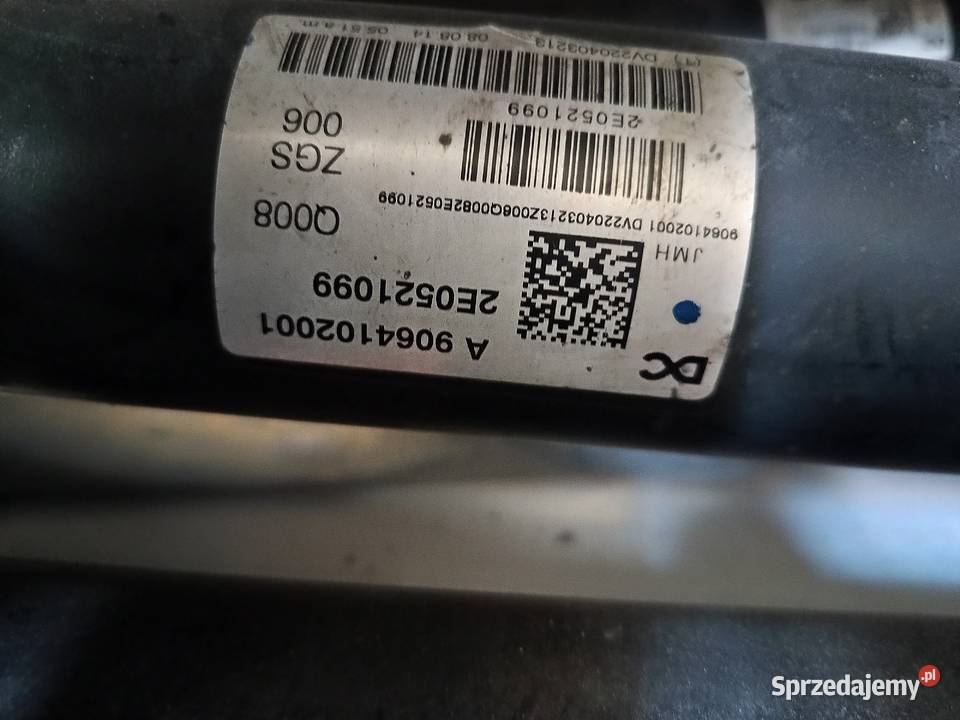 Wał pedny Mercedes sprinter 906 i 6 sztuk Wołoskowola