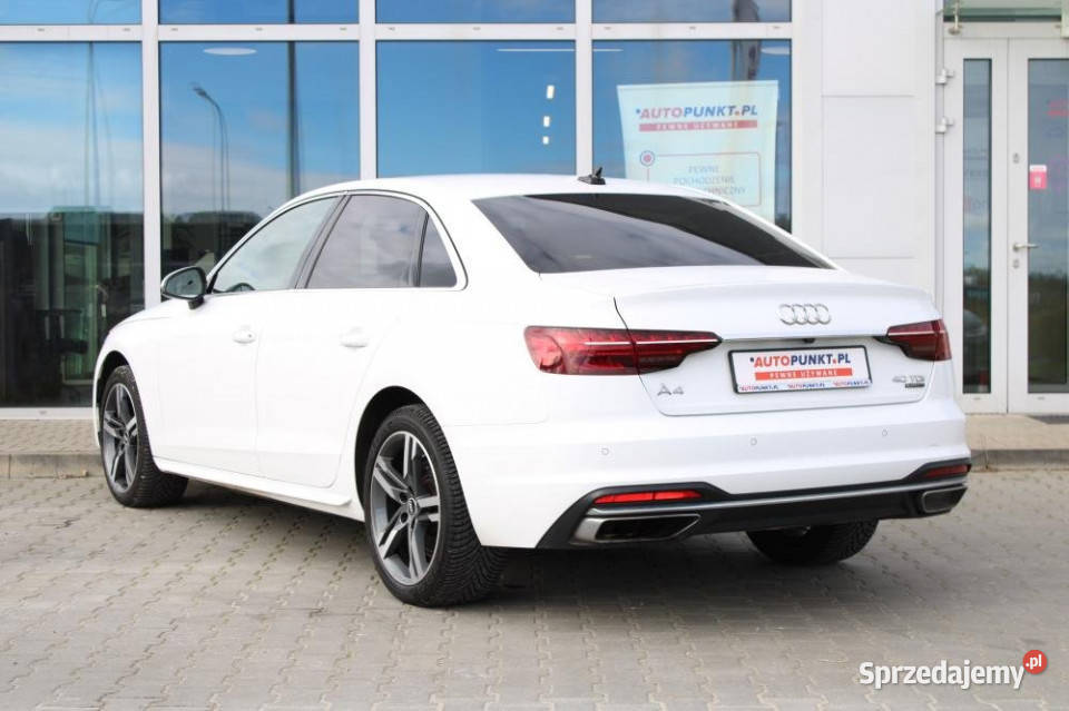 Audi A4 2021r Salon Quattro Kamera Podgrzew Rok produkcji 2021 Gdańsk