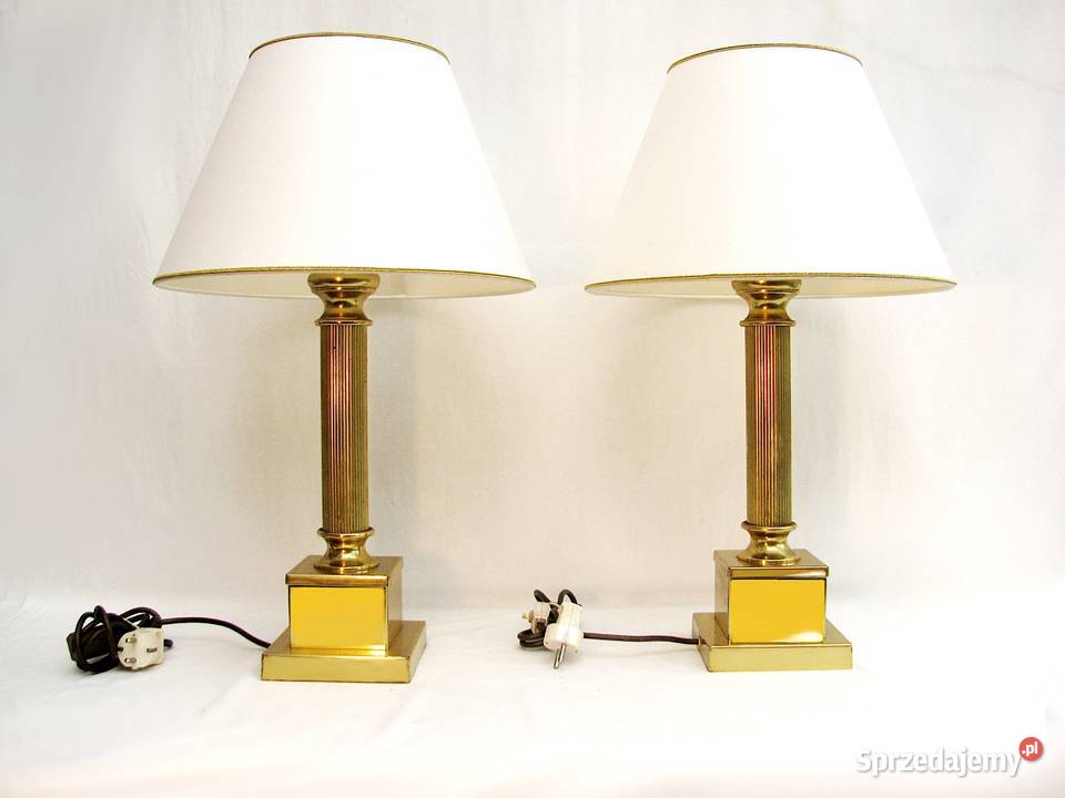 2 Lampki nocne mosiądz zachodniopomorskie Szczecinek