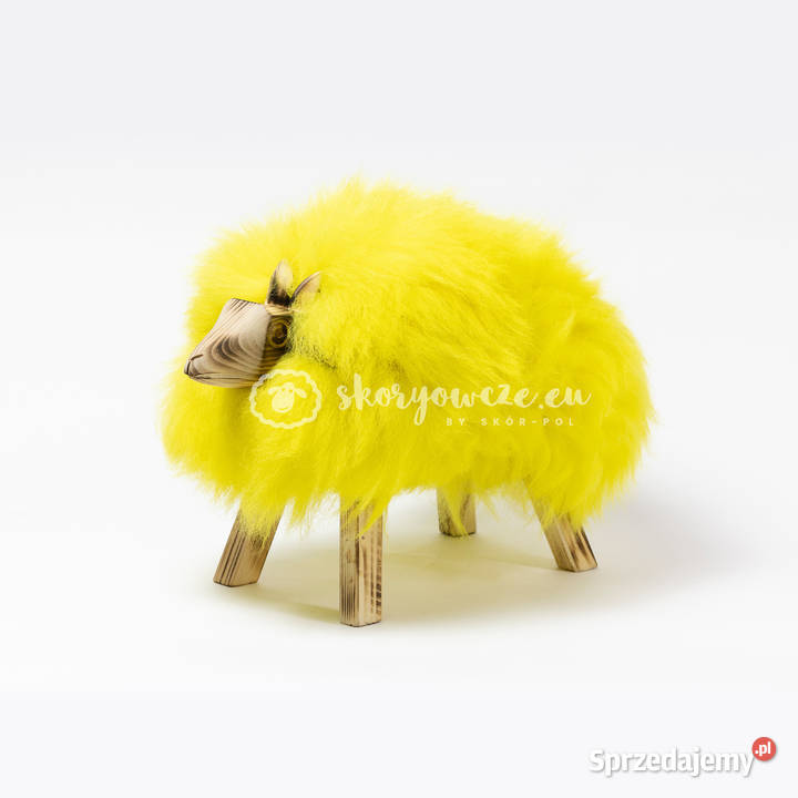 Krzesło baranek dekoracyjny żółty Dom i Ogród małopolskie Szaflary sprzedam