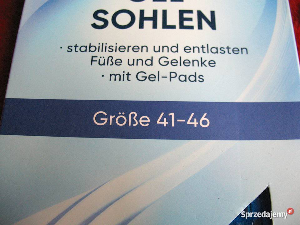 żelowe wkładki do butów Balea Gel Sohlen w Pozostałe Siedlce