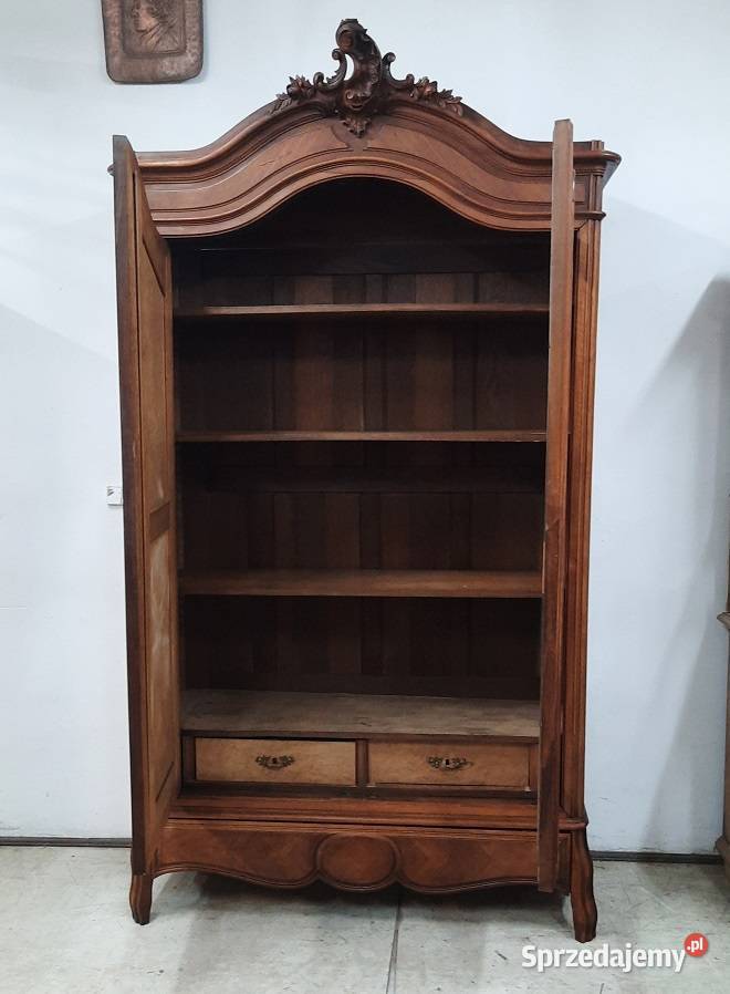 Piękna Stara Szafa Francuska Rocaille Marki