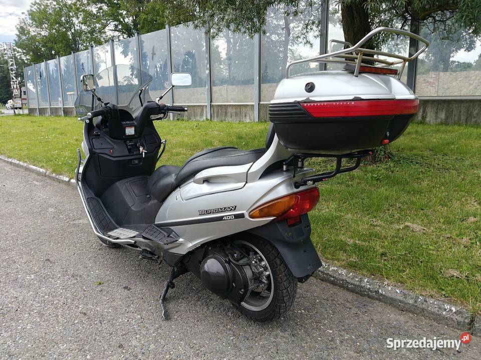 Suzuki Burgman 400 AN400 MAKSYMALNIE DOPOSAŻONY czterosuwowy podkarpackie sprzedam